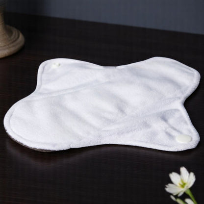 Serviette Hygiénique Lavable - EcoReusablePads™ - Blanc