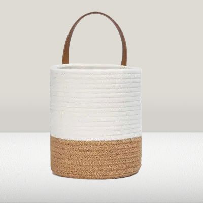 Panier mural - WallHangingFlowerBasket™ - Marron&blanc