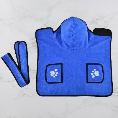 Peignoir pour Chien - DogBathTowel™ - Bleu