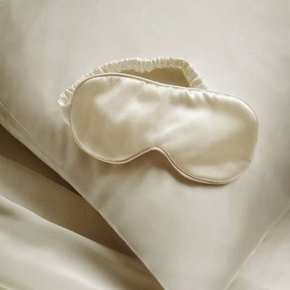Masque de Sommeil - SilkDreamer™ - Blanc