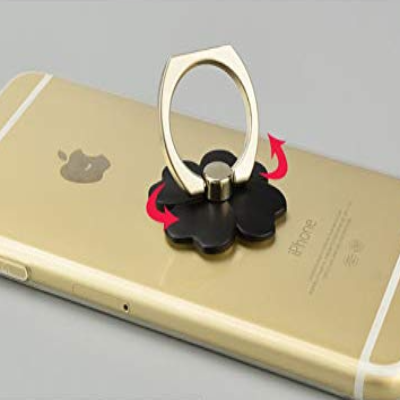 Support de téléphone - PhoneFingerRingHolder™ - Noir