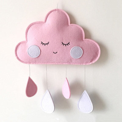DECORATION CHAMBRE BEBE - CloudDrops™ - Rose