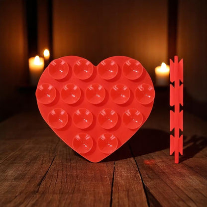 Support Téléphone  - HeartPhoneHolder™ - Rouge