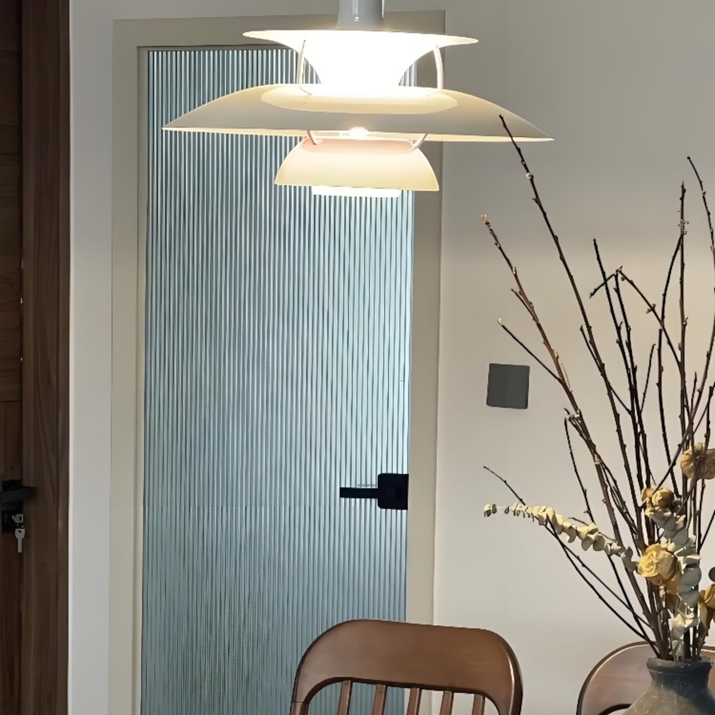 Lustre Plafond - UmbrellaLED™ - Blanc