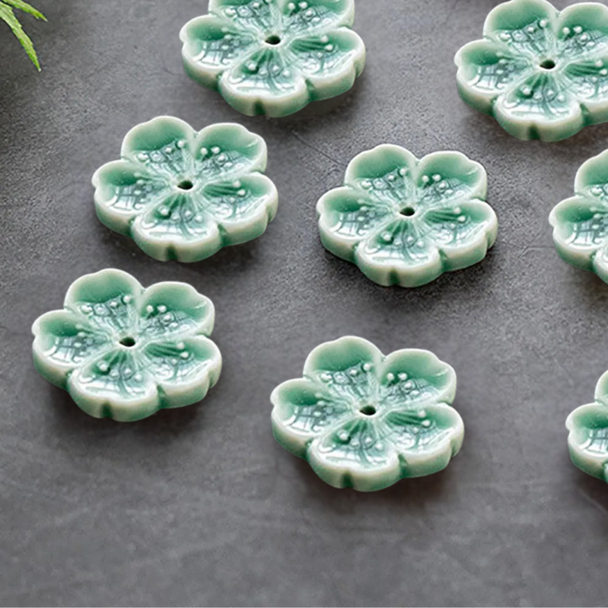 Porte Encens - SakuraZen™ - Vert Émeraude