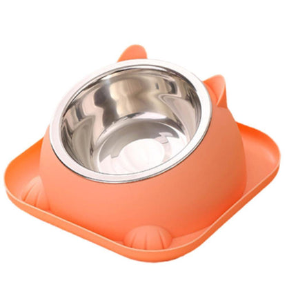 Gamelle Chat - CatTiltProof™ - Rose