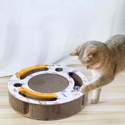 Grattoir Chat - PurrRoundScratcher™ - Chats & Balles