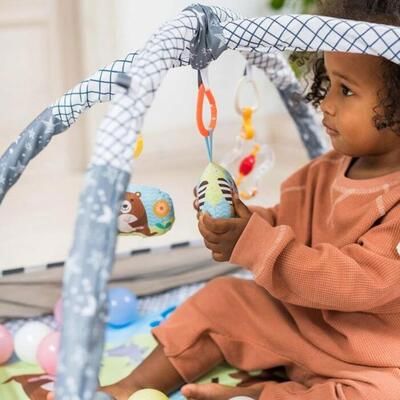 Tapis d'Éveil - BabyGymPlayMat™ - Gris