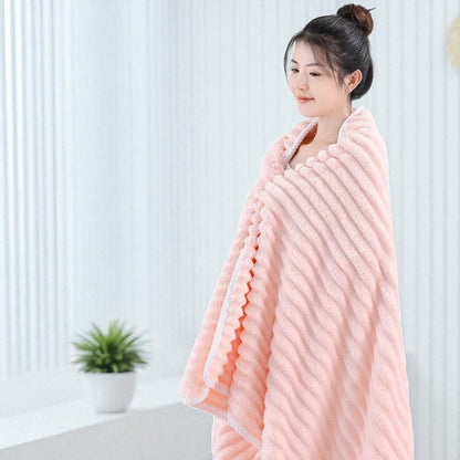 Serviette de Bain - CoralVelourBathTowel™ - Rose