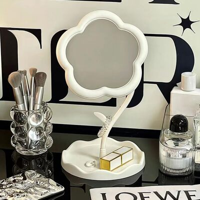 Miroir Maquillage - BloomMirror™ - Blanc