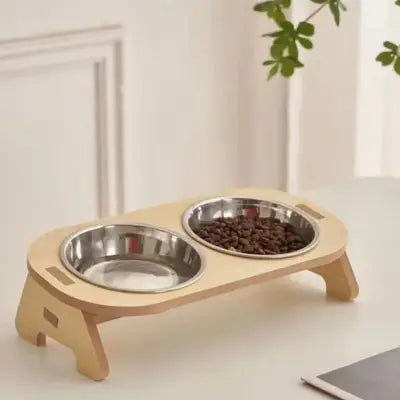 Gamelle Chat - Anti-KnockoverCatFeeder™ - Double