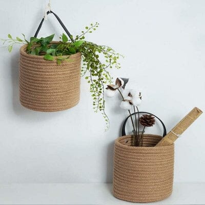 Panier mural - WallHangingFlowerBasket™ - Marron
