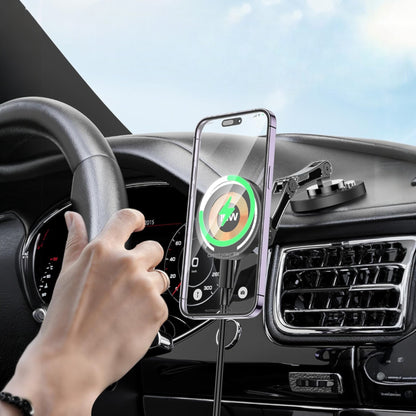 Support Téléphone Magnétique Voiture - MagSafePhoneStand™ - Avec Chargeur