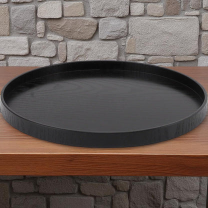 Plateau de Service - WoodCircleTray™ - Noir