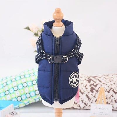 imperméables pour chiens - HarnessDogJacket™ - Bleu