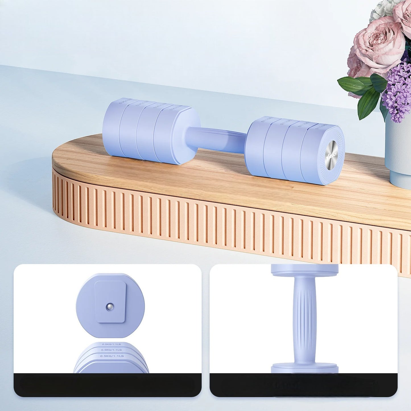 Haltères - AdjustTechDumbbells™ - Bleu
