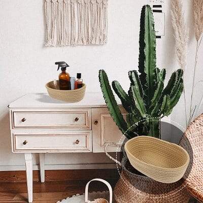 Panier de rangement - NordicCottonBaskets™ - Kaki
