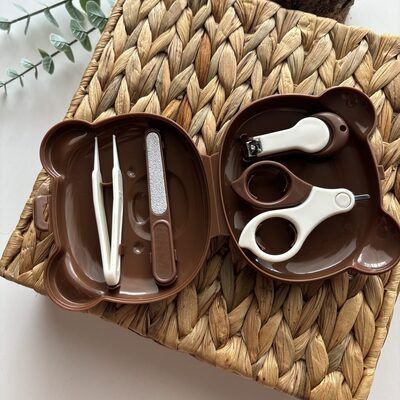 Kit Manucure - BabyBearNailKit™ - Marron