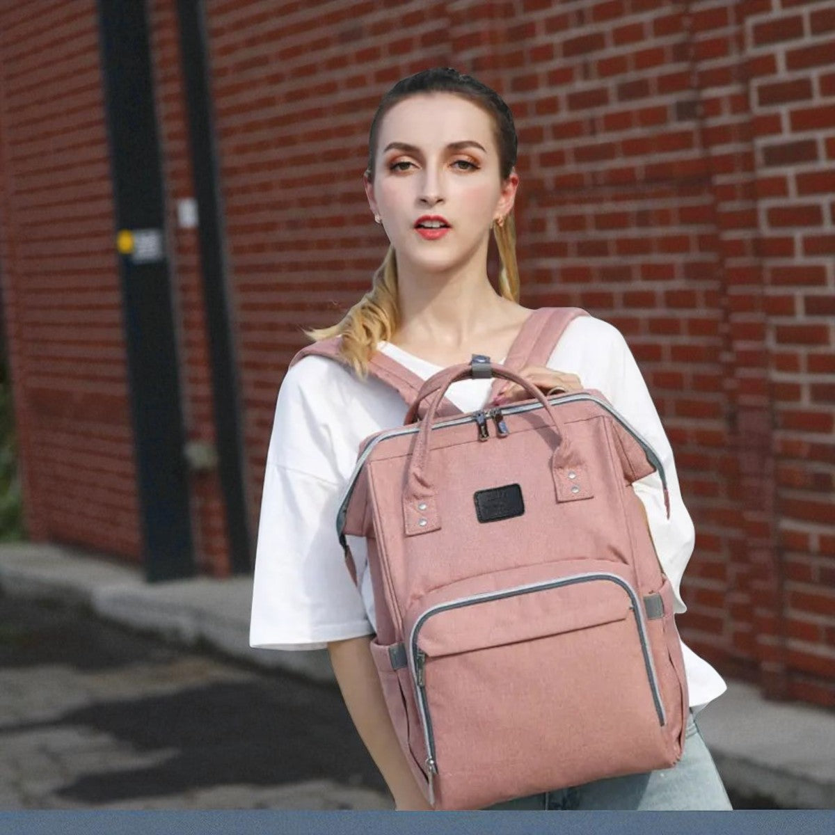 Sac à Langer - MummyGoPack™ - Rose