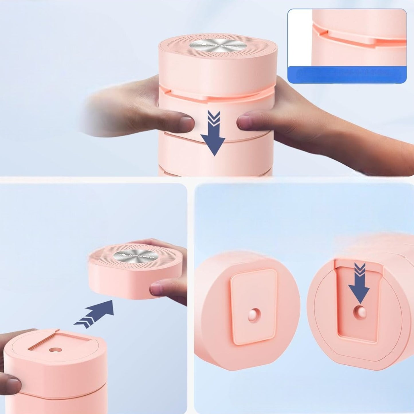 Haltères - AdjustTechDumbbells™ - Rose