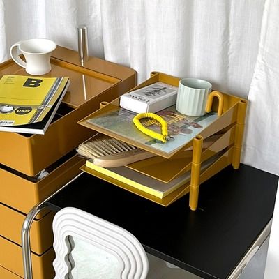 Étagère pour Bureau - OfficeRack™ - Jaune
