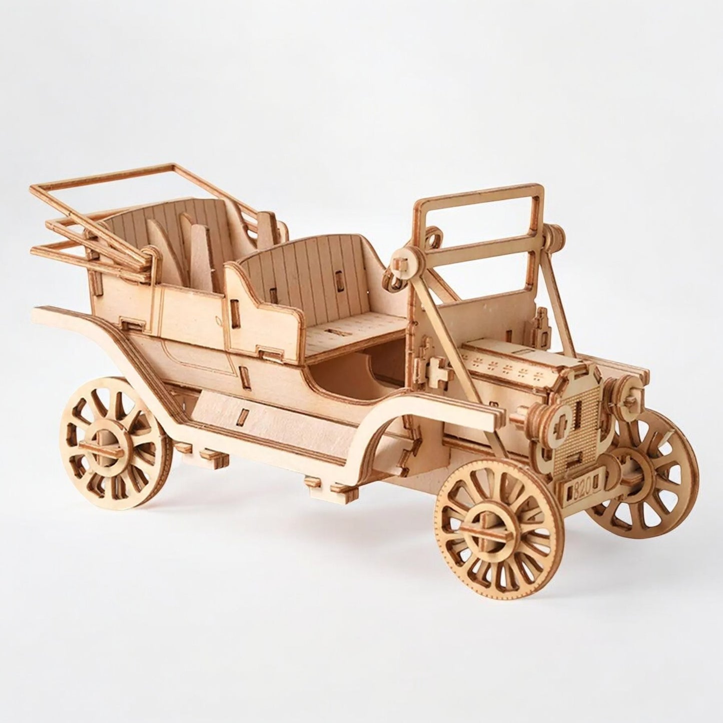 Puzzle 3D en Bois - WoodGenius™ - Voiture Classique