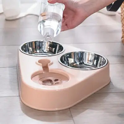Mangeoire Pour Chat - CatSelf-serviceFeeder™ - Rose