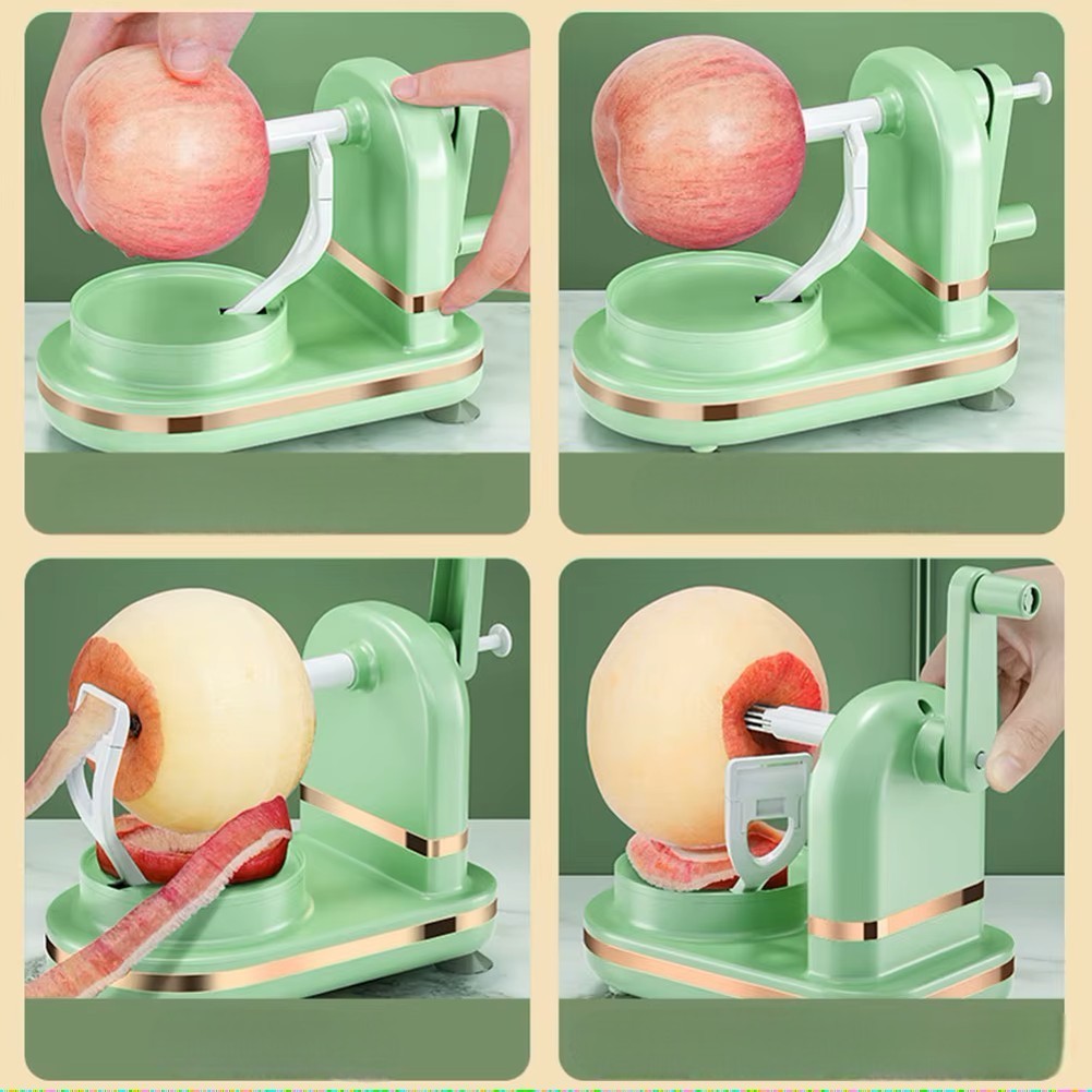Éplucheur à Pommes - TwistPeelPro™ - Vert Menthe