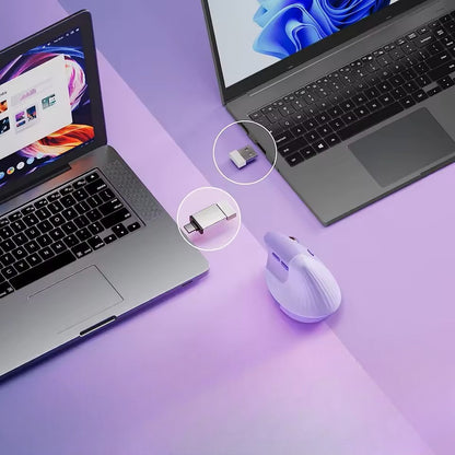 Souris Verticale - ErgoClickPro™ - Violet