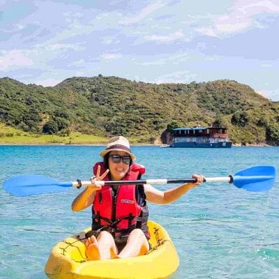 Pagaie kayak - Double-HeadPaddle™ - Bleu