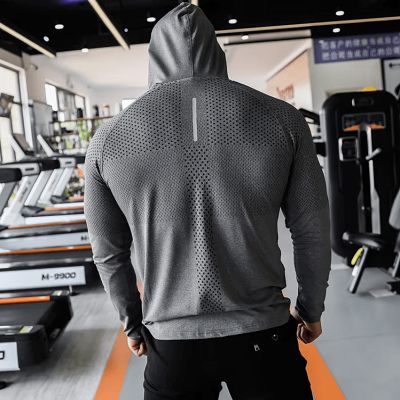 Sweat shirt homme - FitnessSweatshirt™ - Gris