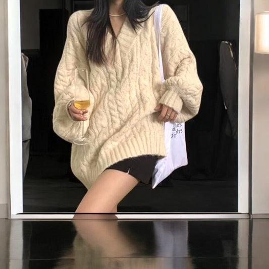 Pull Tricot - CozyKnitSweater™ - Beige