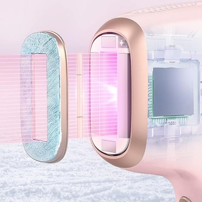 Epilateur Electrique - lceCoolingHairRemoval™ - Rose