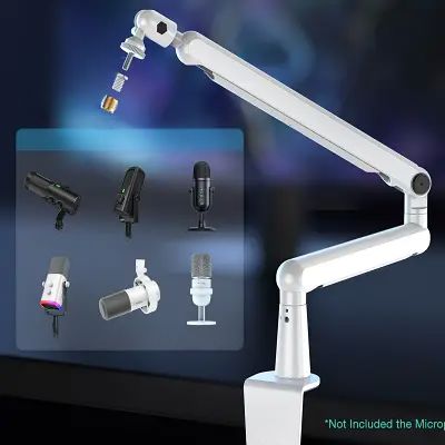 Support micro - ArmMicrophoneStand™ - Blanc