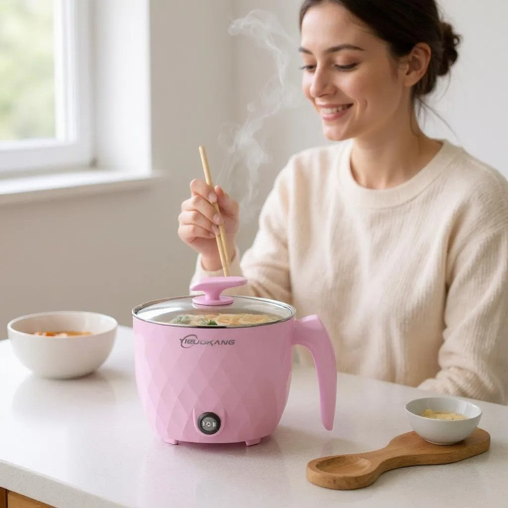 Cuiseur à Riz - RiceNGo™ - Rose Simple