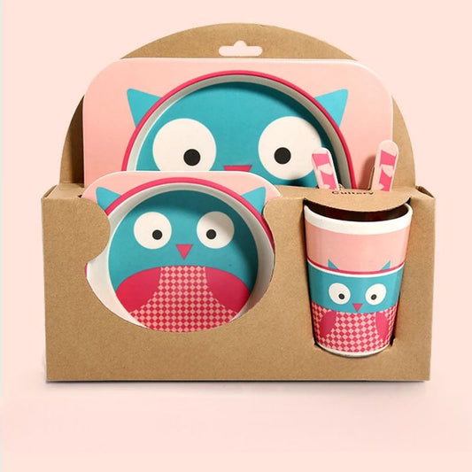 VAISSELLE BEBE - BambooKid™ - Hibou