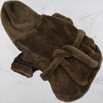 Peignoir pour Chien  - DogBathrobe™ - Marron