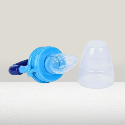 Sucette bebe - BabySiliconeFeeder™ - Bleu