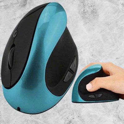 Souris ergonomique sans fil - ErgonomicMouse™ - Vert