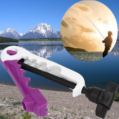 Enrouleur de Ligne de Pêche - FishingLineWinder™ - Mauve&blanc