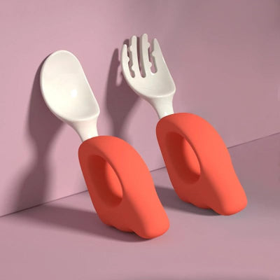 CUILLERE BEBE - LittleUtensils™ - Rouge
