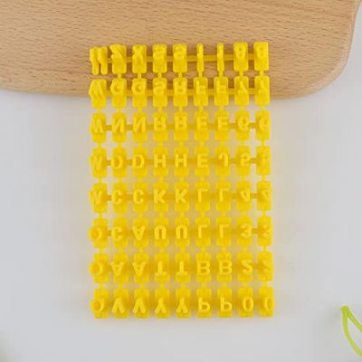 Moule à patisserie - BakingPastryDecoration™ - Nombre et Lettre