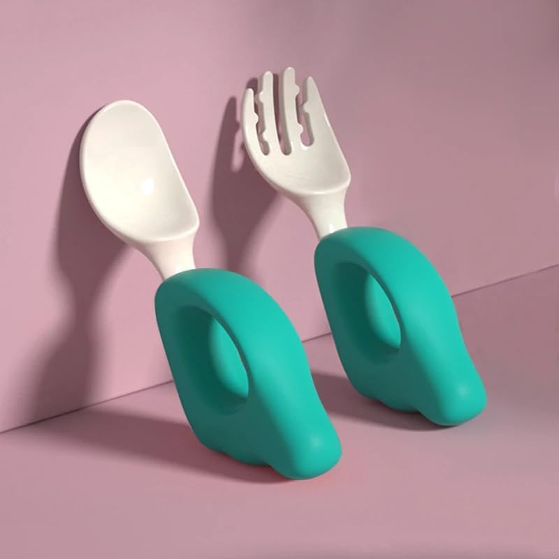 CUILLERE BEBE - LittleUtensils™ - Vert