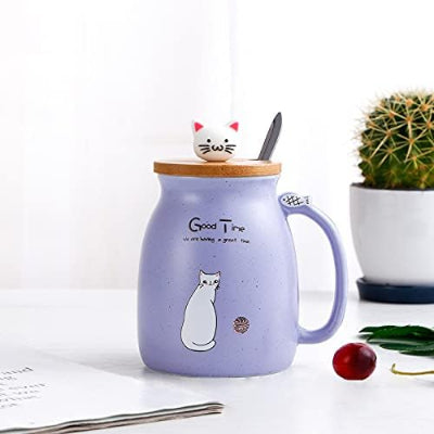 Tasse à Thé - PurrfectSip™ - Mauve