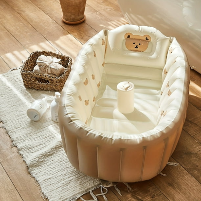 Baignoire Gonflable - BabySwimmingBathtub™ - Khaki Ours