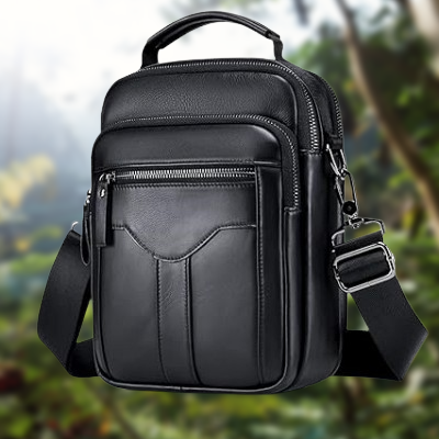 Sac à Bandoulière Homme - Men'sCrossbodyBag™ - Noir