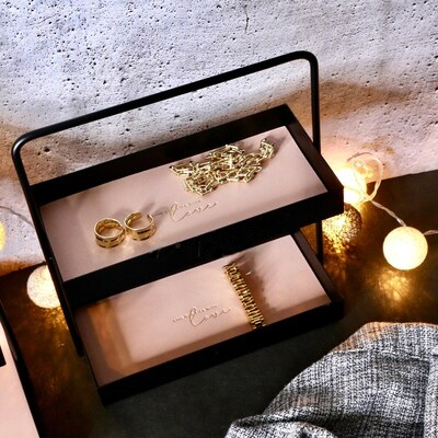 Présentoir à Bijoux - NordicJewelryStand™ - Rectangle Rose