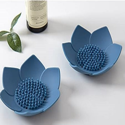 Porte savon douche - SoapBoxLotus™ - Bleu