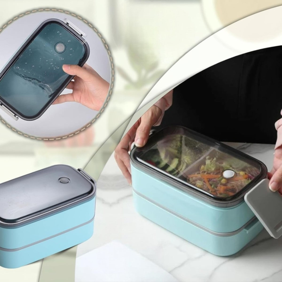 Lunch Box - InoxLunchMate™ - Bleu