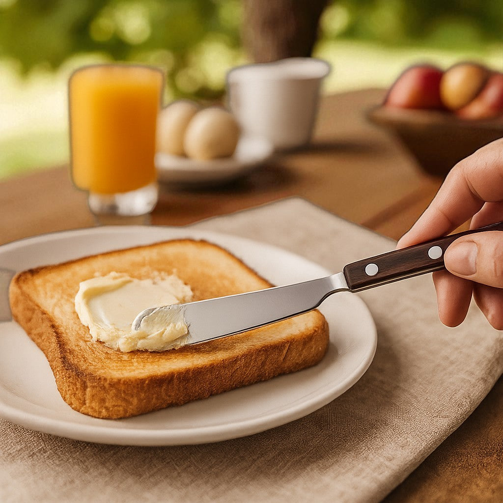 Couteau à Beurre - ButterCheeseBlade™ - Marron